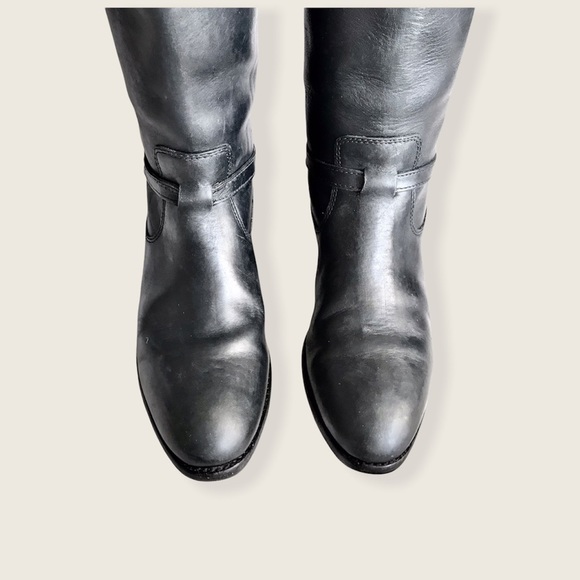 Frye Lindsay Vintage Plate Leather Knee-High Boot - Picture 8 of 16